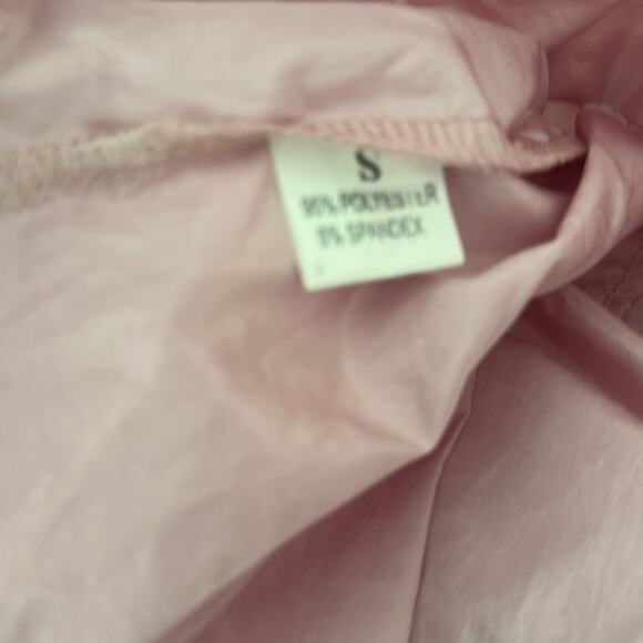 Light pink pants windbreakers Sz Small light weight joggers track pants - Picture 8 of 8